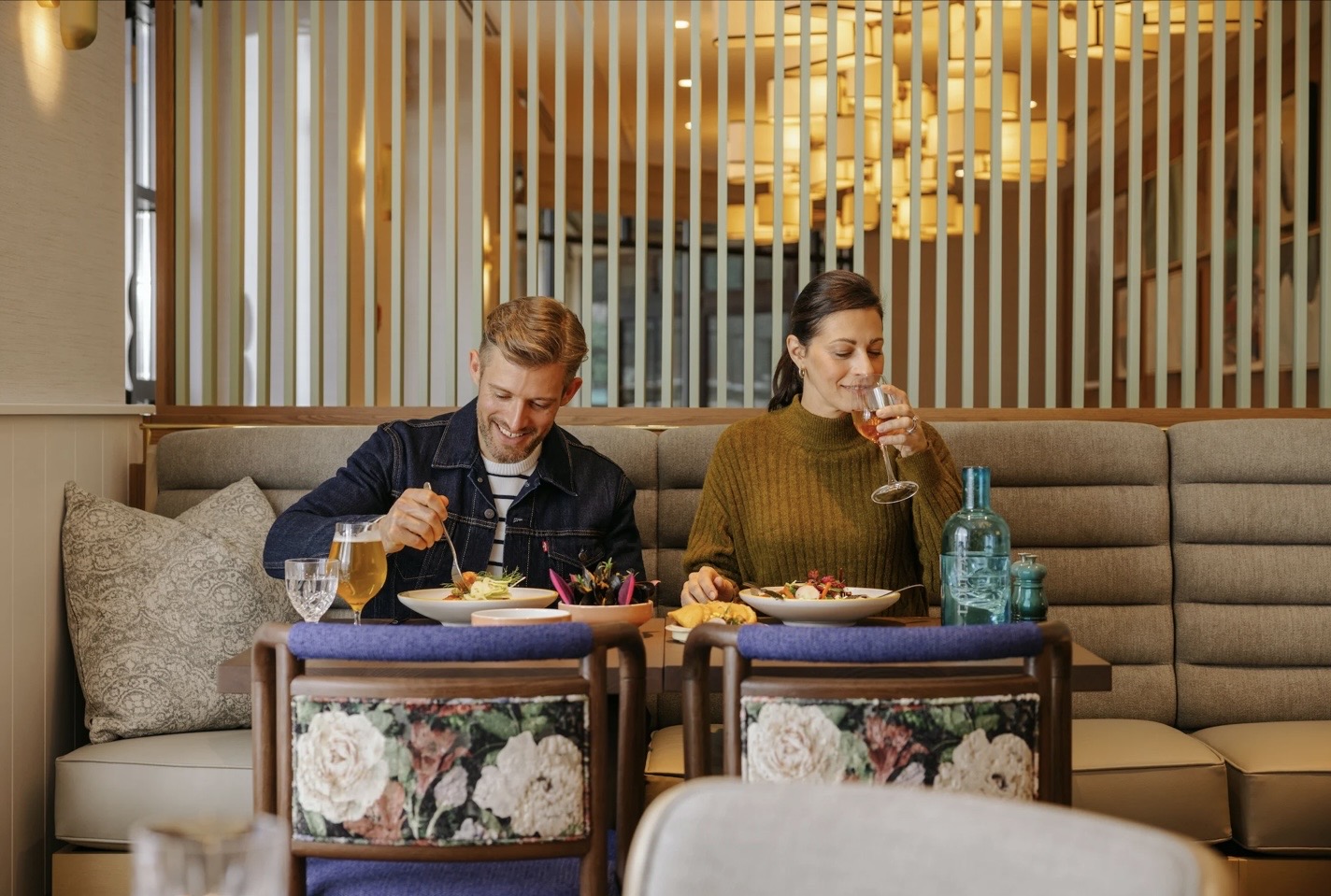 Dining at Chateau Louise